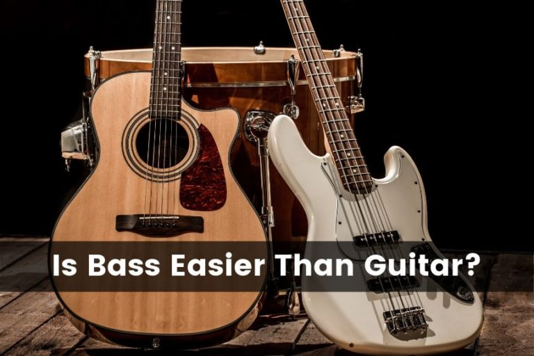 Is Bass Easier Than Guitar?