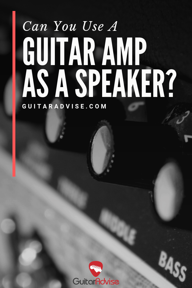 Guitar Amp as a Speaker