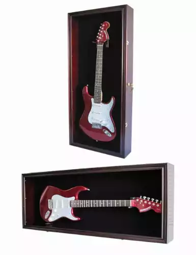 Guitar Display Case Cabinet