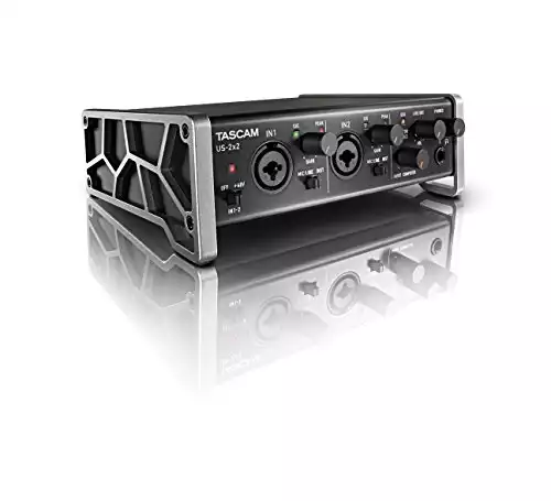 Tascam US-2x2 USB Audio Interface with Microphone