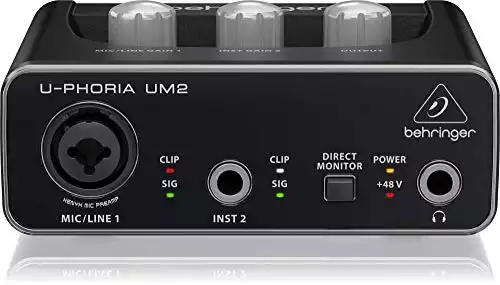 BEHRINGER U-Phoria UM2 Audio Interface