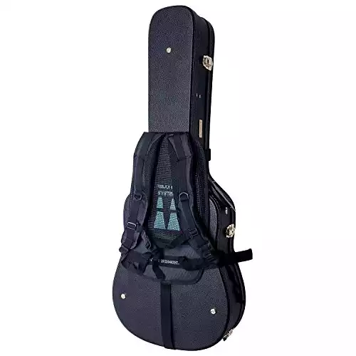 Crossrock Saddle for Hard Guitar Case as Backpack